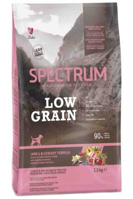 Spectrum Düşük Tahıllı Kuzulu Yaban Mersinli Orta ve Büyük Irk Yavru Köpek Maması 2.5kg - 1