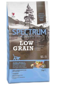 Spectrum Somonlu Hamsili ve Kızılcıklı Düşük Tahıllı Yetişkin Kedi Maması 2kg