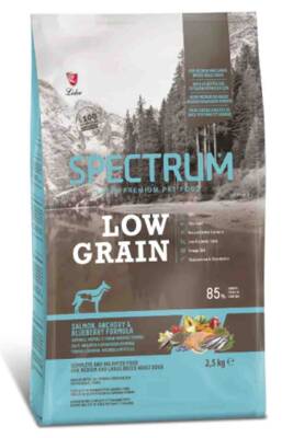 Spectrum Düşük Tahıllı Somonlu, Hamsili, Yaban Mersinli Orta ve Büyük Irk Yetişkin Köpek Maması 2.5kg - 1