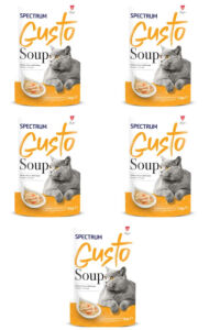 Spectrum Gusto Tavuklu ve Havuçlu Kedi Çorbası 50gr - 5 Adet - SPECTRUM