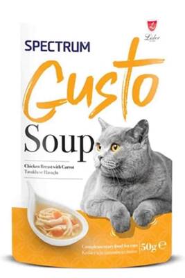 Spectrum Gusto Tavuklu ve Havuçlu Kedi Çorbası 50gr - 1