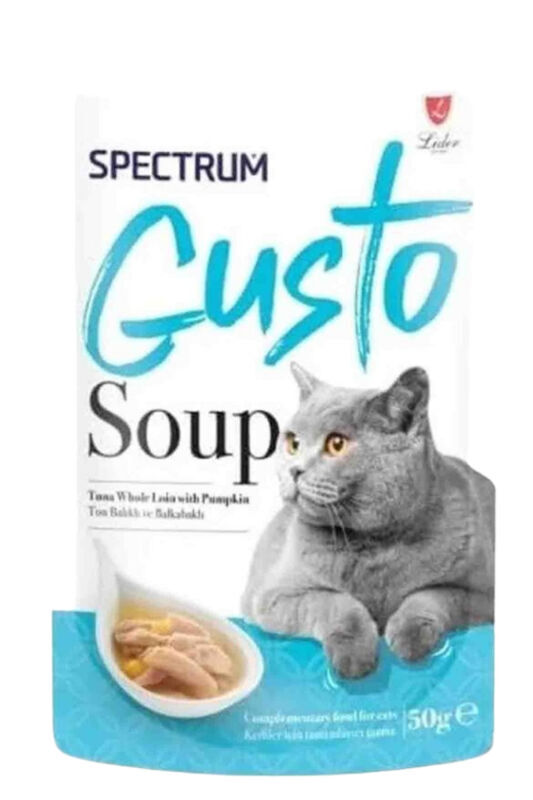 Spectrum Gusto Ton Balıklı ve Bal Kabaklı Kedi Çorbası 50gr - 1