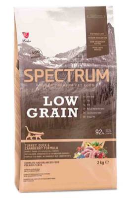 Spectrum Low Grain Hindili Ördekli ve Yaban Mersinli Yetişkin Kedi Maması 2kg - 1