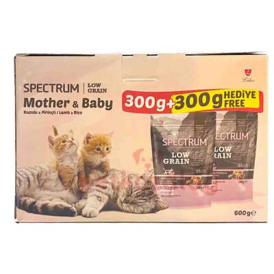 Spectrum Low Grain Mother & Baby Kuzu Pirinç Kedi Maması 300gr (2li kutu) - 1