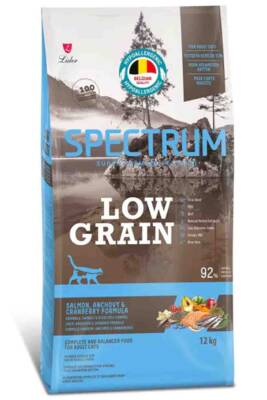 Spectrum Low Grain Somonlu Hamsili Kızılcıklı Yetişkin Kedi Maması 12kg - 1