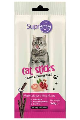 Supreme Cat Tavuklu Ve Narlı Ödül Çubuk 3x5gr - 1