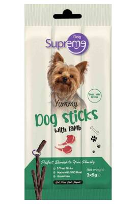 Supreme Dog Kuzu Etli Ödül Çubuk 3x5gr - 1