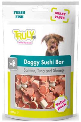 Truly Somonlu Ton Balıklı ve Karidesli Sushi Köpek Ödül Maması 90gr - 1