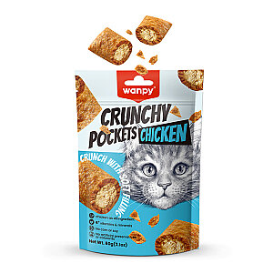 Wanpy Crunchy Pockets Tavuklu Kedi Ödül Maması 60 Gr - 2