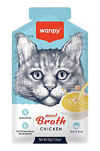 Wanpy Kediler için Tavuk Eti Çorbası 50 Gr - WANPY