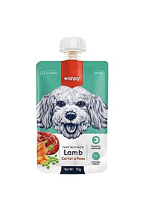 Wanpy Kuzulu ve Havuçlu Taze Ezme Köpek Ödül Maması 90gr