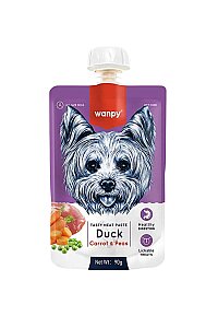 Wanpy Ördekli ve Havuçlu Taze Ezme Köpek Ödül Maması 90 Gr
