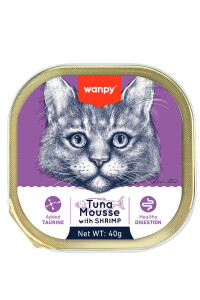 Wanpy Alutray Ton Balıklı Karidesli Kedi Konserve 40 Gr - WANPY
