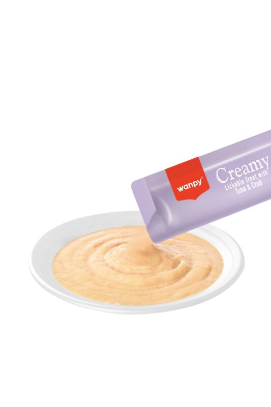 Wanpy Ton Balıklı ve Yengeçli Sıvı Kedi Ödül Maması 5x14 Gr - 2