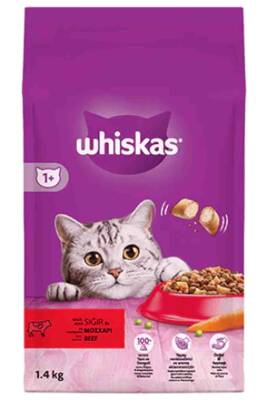 Whiskas Biftekli Ciğerli Yetişkin Kedi Maması 1,4kg - 1