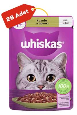 Whiskas Pouch Jöle İçinde Kuzulu Yetişkin Kedi Konservesi 28x85gr 28li - 1