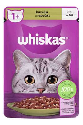 Whiskas Pouch Jöle İçinde Kuzulu Yetişkin Kedi Konservesi 85gr - 1