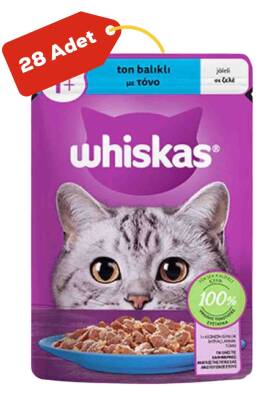 Whiskas Ton Balıklı Jöleli Yetişkin Kedi Konservesi 28x85gr 28li - 1