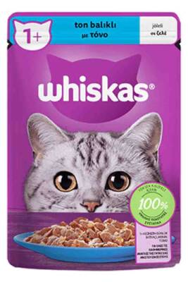 Whiskas Ton Balıklı Jöleli Yetişkin Kedi Konservesi 85gr - 1