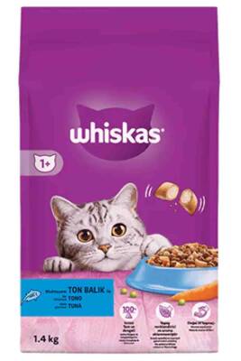 Whiskas Ton Balıklı Ve Sebzeli Yetişkin Kedi Maması 1,4kg - 1