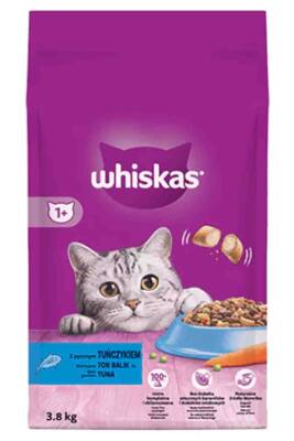 Whiskas Ton Balıklı ve Sebzeli Yetişkin Kedi Maması 3,8kg - 1